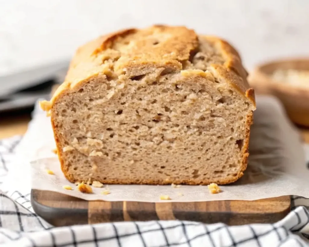 a photo showing a soft gluten free no yeast bread square