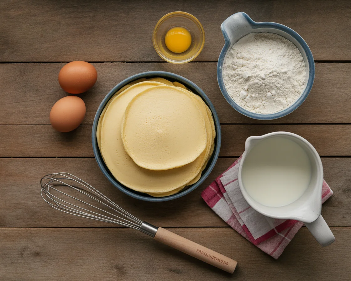 Ingredients of Gluten-Free Sourdough Pancakes recipe