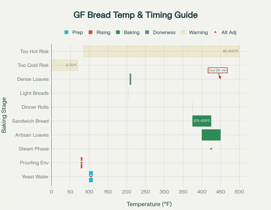 Complete Temperature and Timing Guide for Gluten-Free Dairy-Free Bread Baking