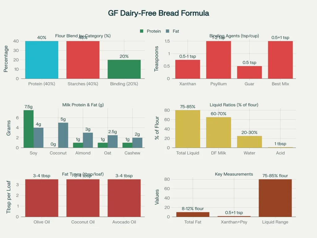 Gluten-Free Dairy-Free Bread Ingredient Ratio Reference Guide