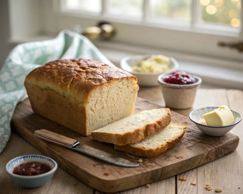 Perfect gluten-free dairy-free sandwich bread with ideal crumb structure and golden crust showing successful troubleshooting results