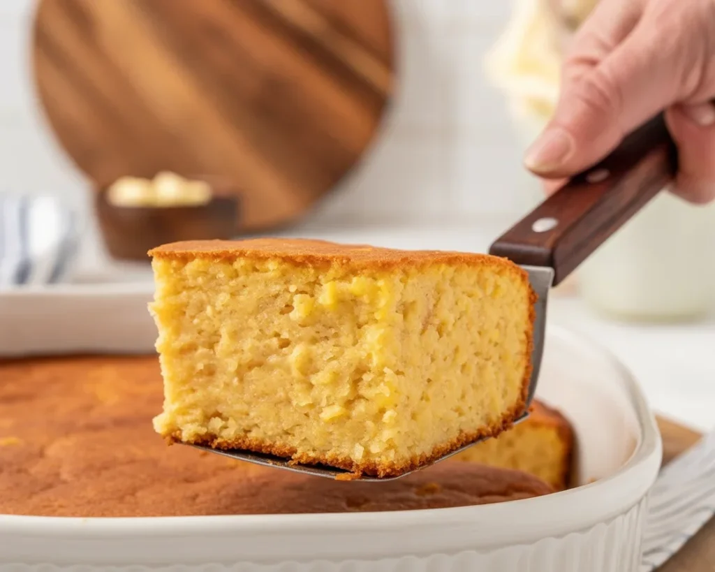 Classic gluten-free and dairy-free cornbread baked to perfection, served warm.