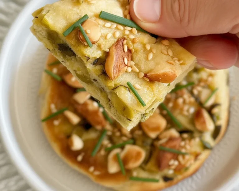 Delicious Chickpea Flour Focaccia with rosemary, perfect for sandwiches or served with soup.