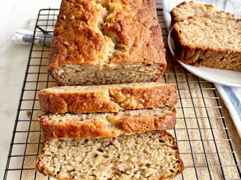 Fresh gluten free bread loaf baked with Himalayan pink salt trick