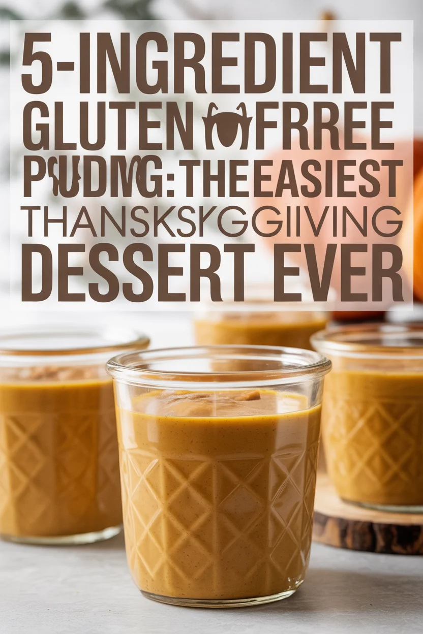 5-Ingredient Gluten-Free Pumpkin Pudding