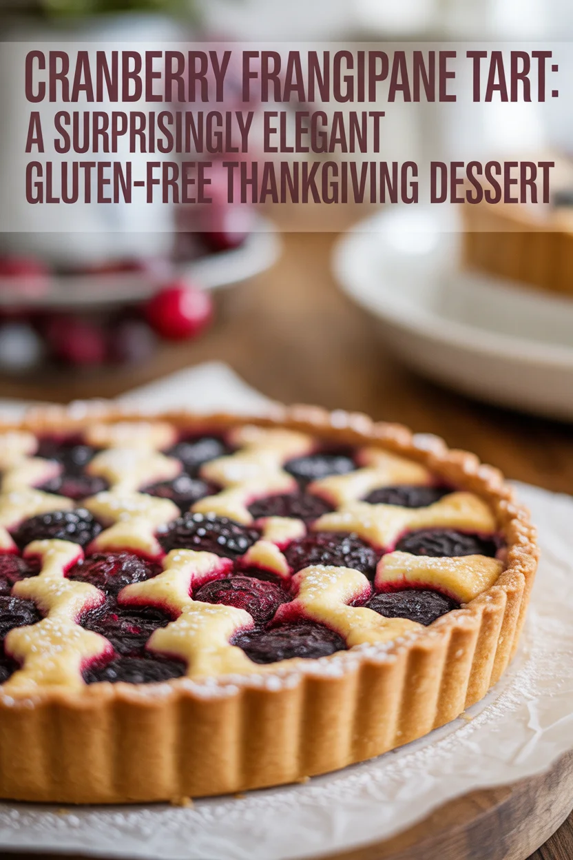 Cranberry Frangipane Tart: A Surprisingly Elegant Gluten-Free Thanksgiving Dessert