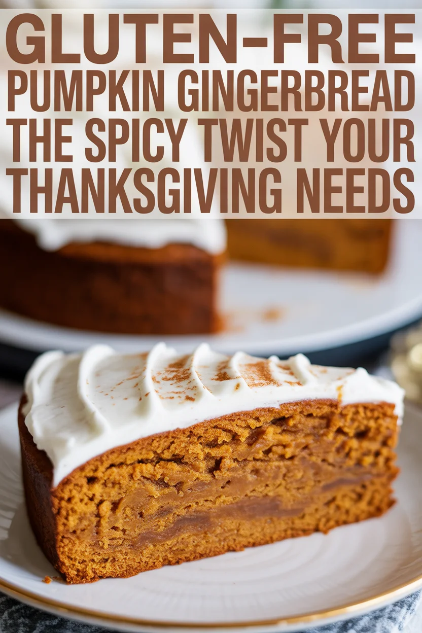 Gluten-Free Pumpkin Gingerbread