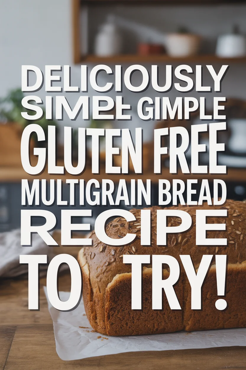 Deliciously Simple Gluten Free Multigrain Bread Recipe to Try!