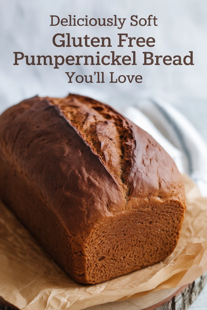 Deliciously Soft Gluten Free Pumpernickel Bread You’ll Love