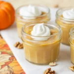 Delicious 5-Ingredient Gluten-Free Pumpkin Pudding served in a clear bowl