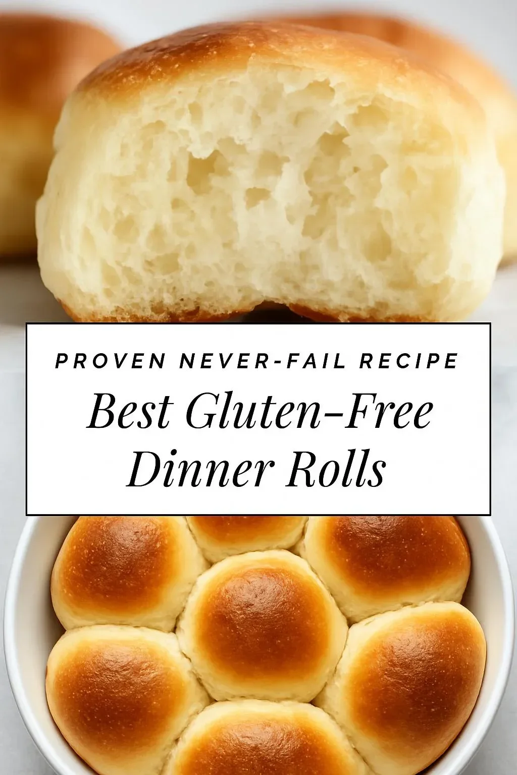 Delicious gluten free dinner rolls fresh out of the oven