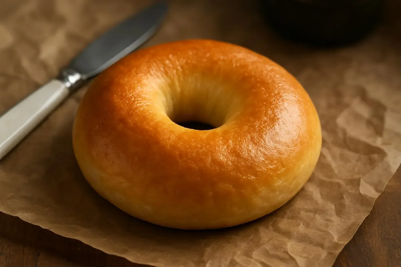 Homemade easy gluten free bagels fresh out of the oven