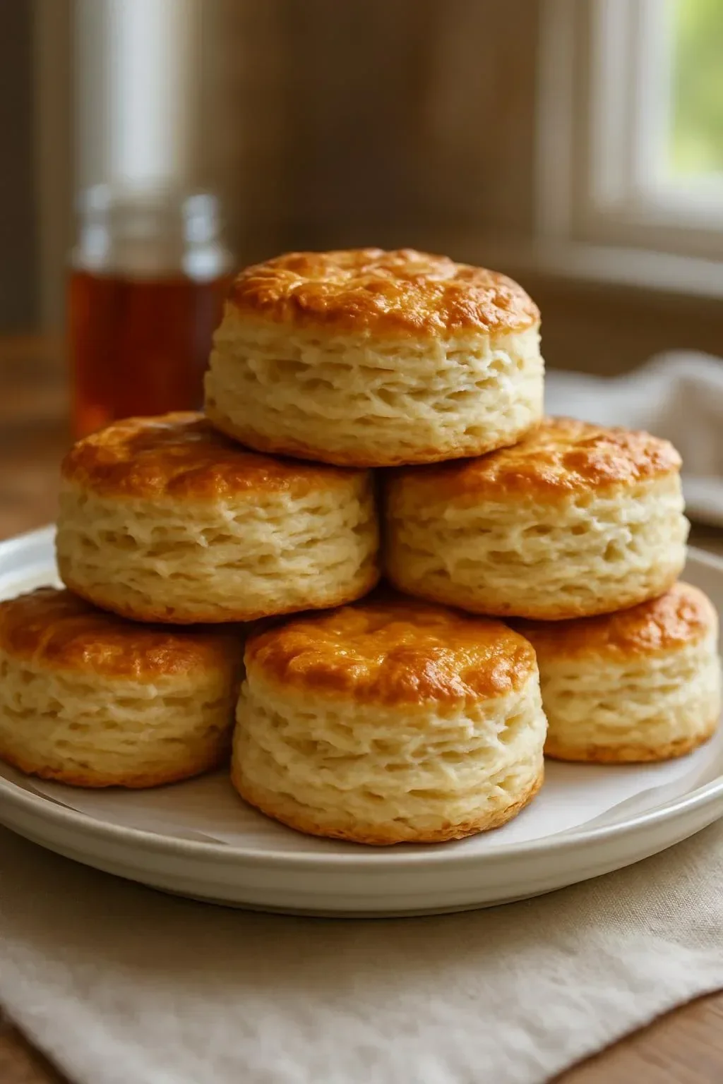 Fluffy gluten-free biscuits made from a simple 5-ingredient recipe