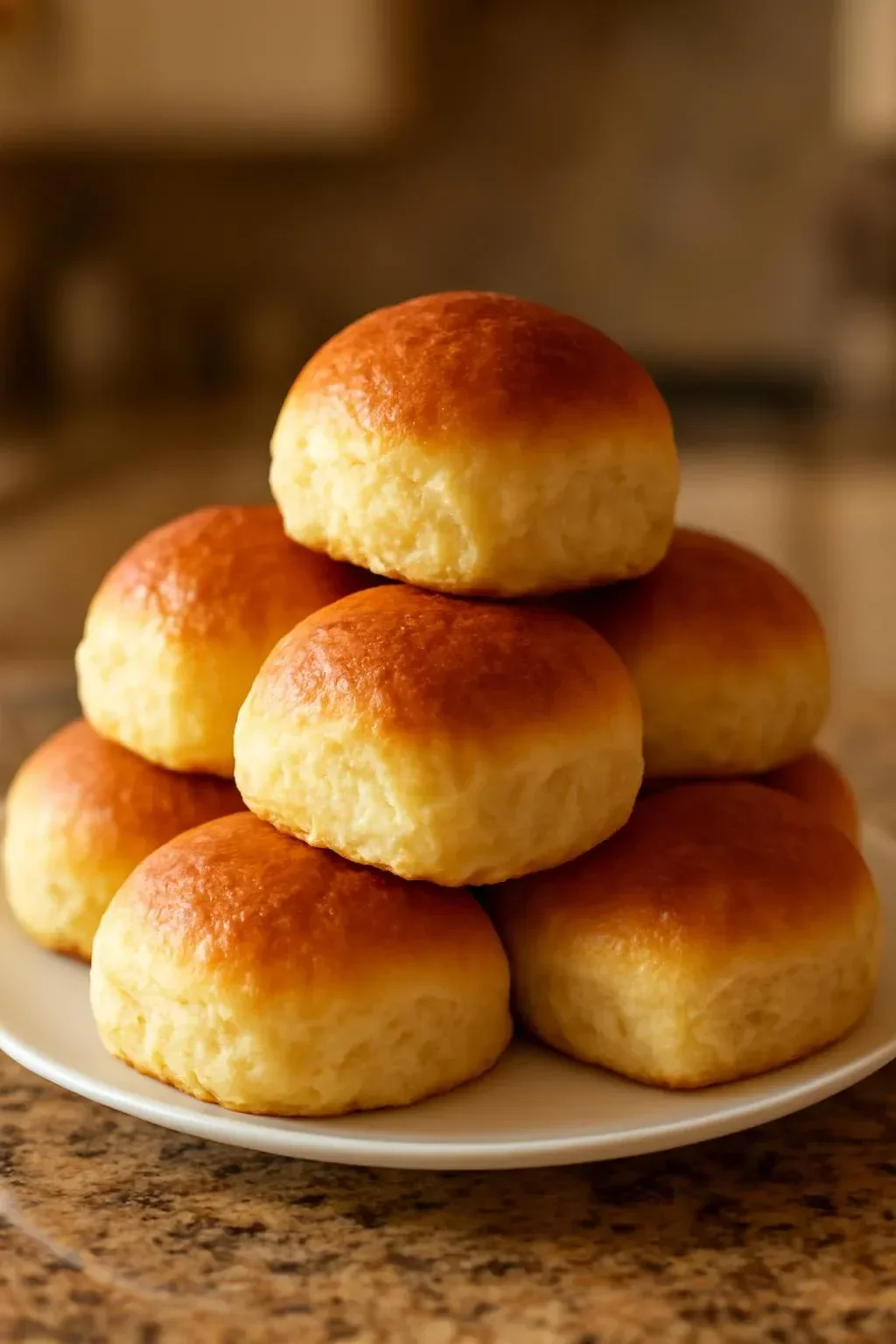 Freshly baked gluten free bread rolls on a wooden board