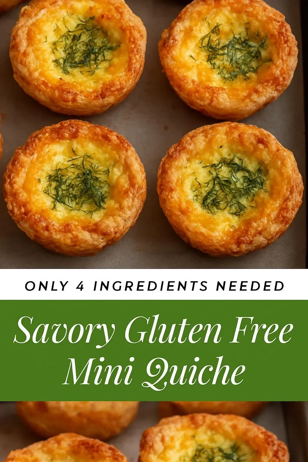 Low calorie gluten free mini quiches recipe with fresh ingredients