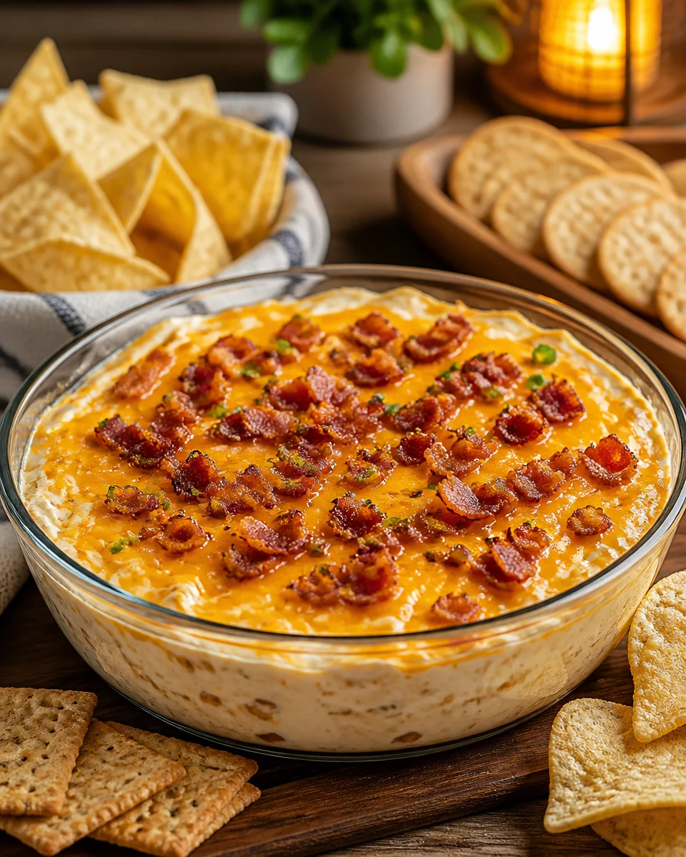 Cheddar ranch crack dip