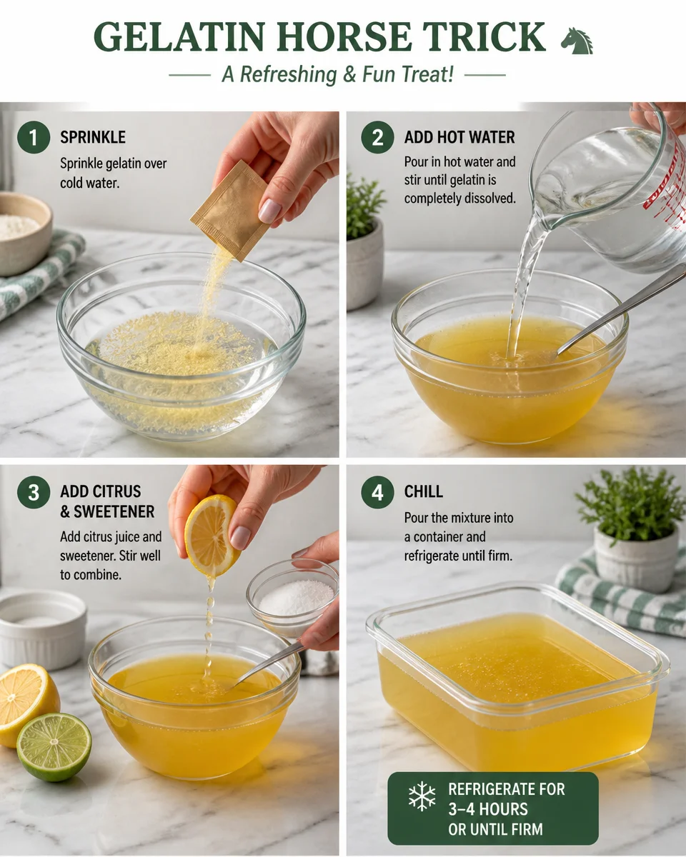 gelatin horse trick recipe
